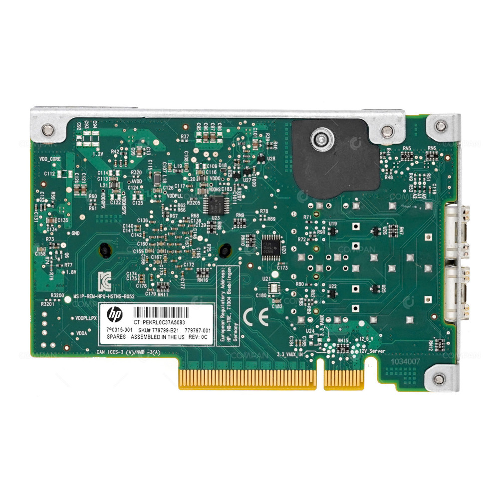 790315-001 HP FLEXFABRIC DUAL PORT 10GB SFP+ 546FLR PCI-E LOM ADAPTER